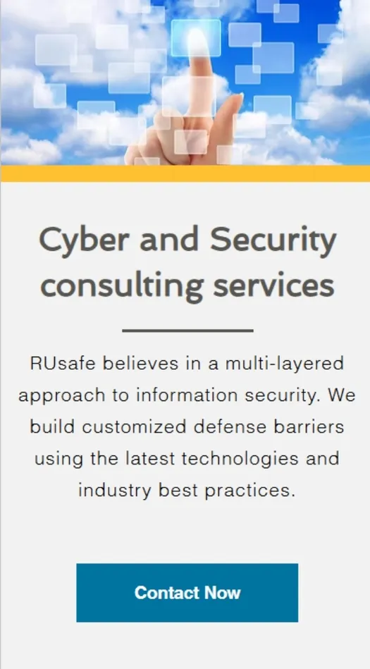 RUSAFE – Cyber Security website