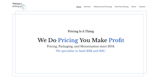 Pricing is a thing – Pricing services