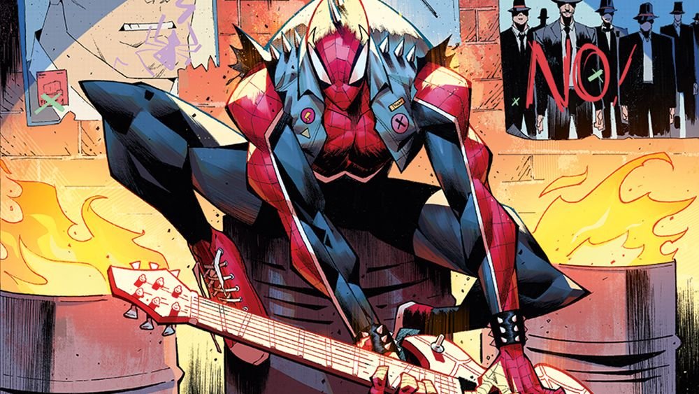 Marvel Artist Reveals How He Drew Spider-Punk Card