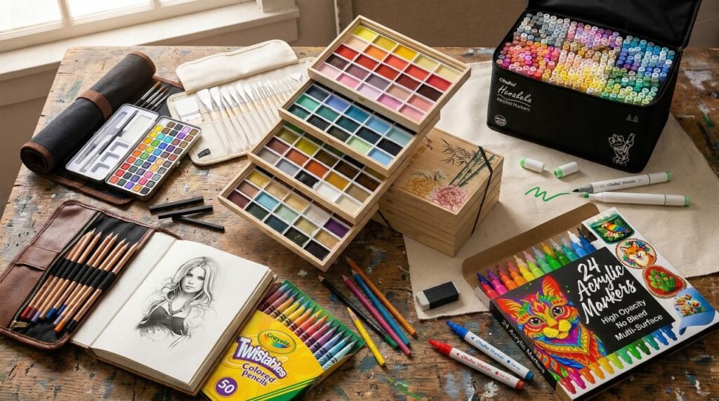 Inspired by the sunshine? Get creative this spring with these art sets