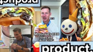 McDonald's CEO Takes Tiny Bite, Internet Goes Wild