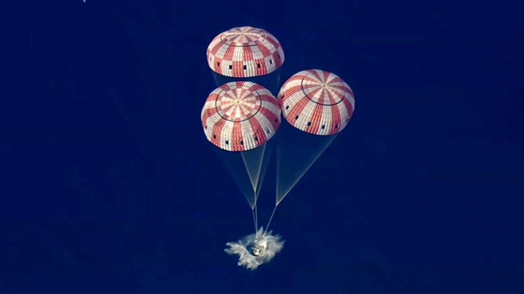 SpaceX Brings Four Astronauts Back From Moon Mission