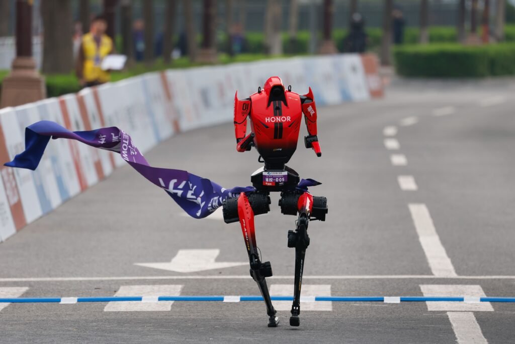 Robot Beats Human Half-Marathon Record By 7 Minutes