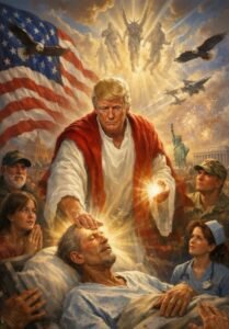 Trump Posts More AI-Generated Images of Himself as Jesus